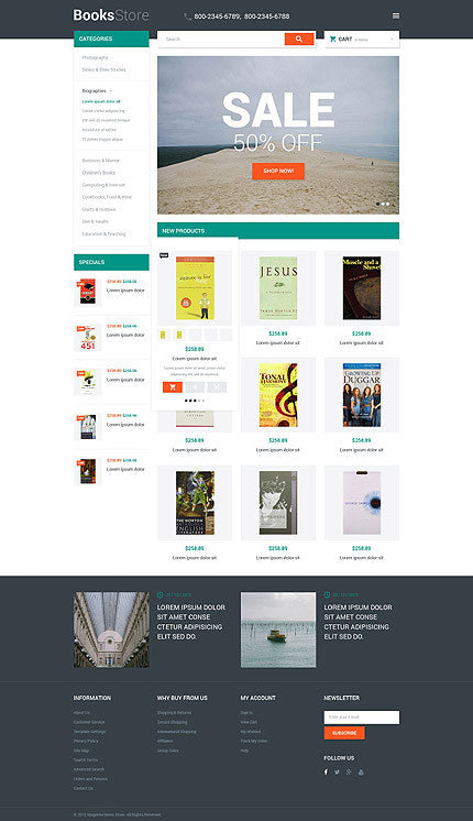 Magento Themes - GoWebBaby.Com