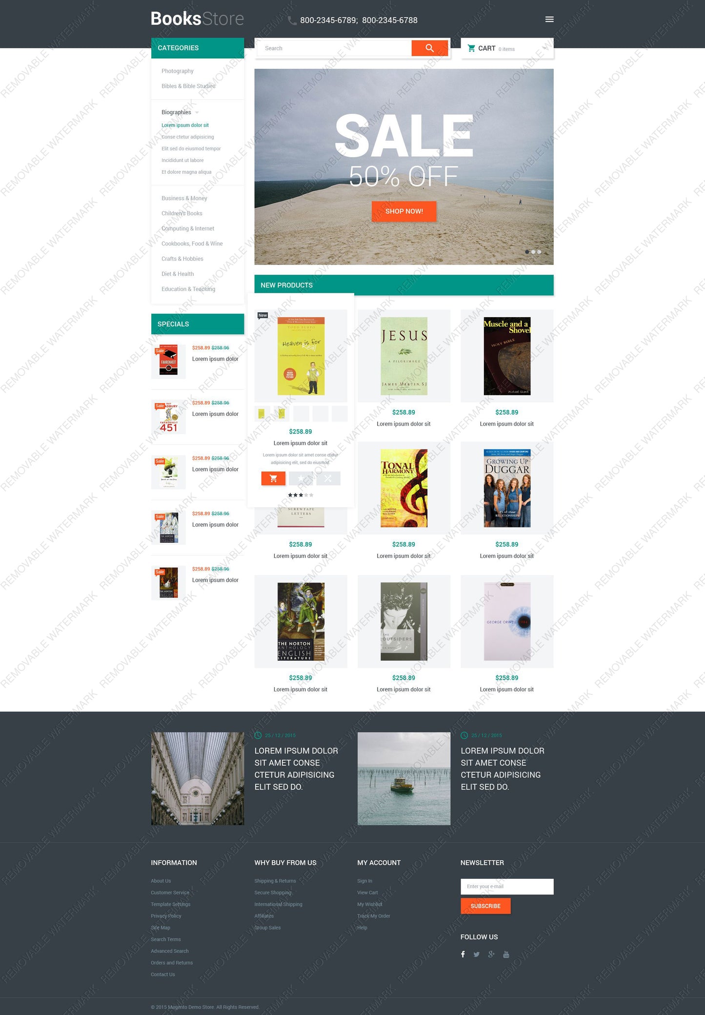 Magento Themes - GoWebBaby.Com