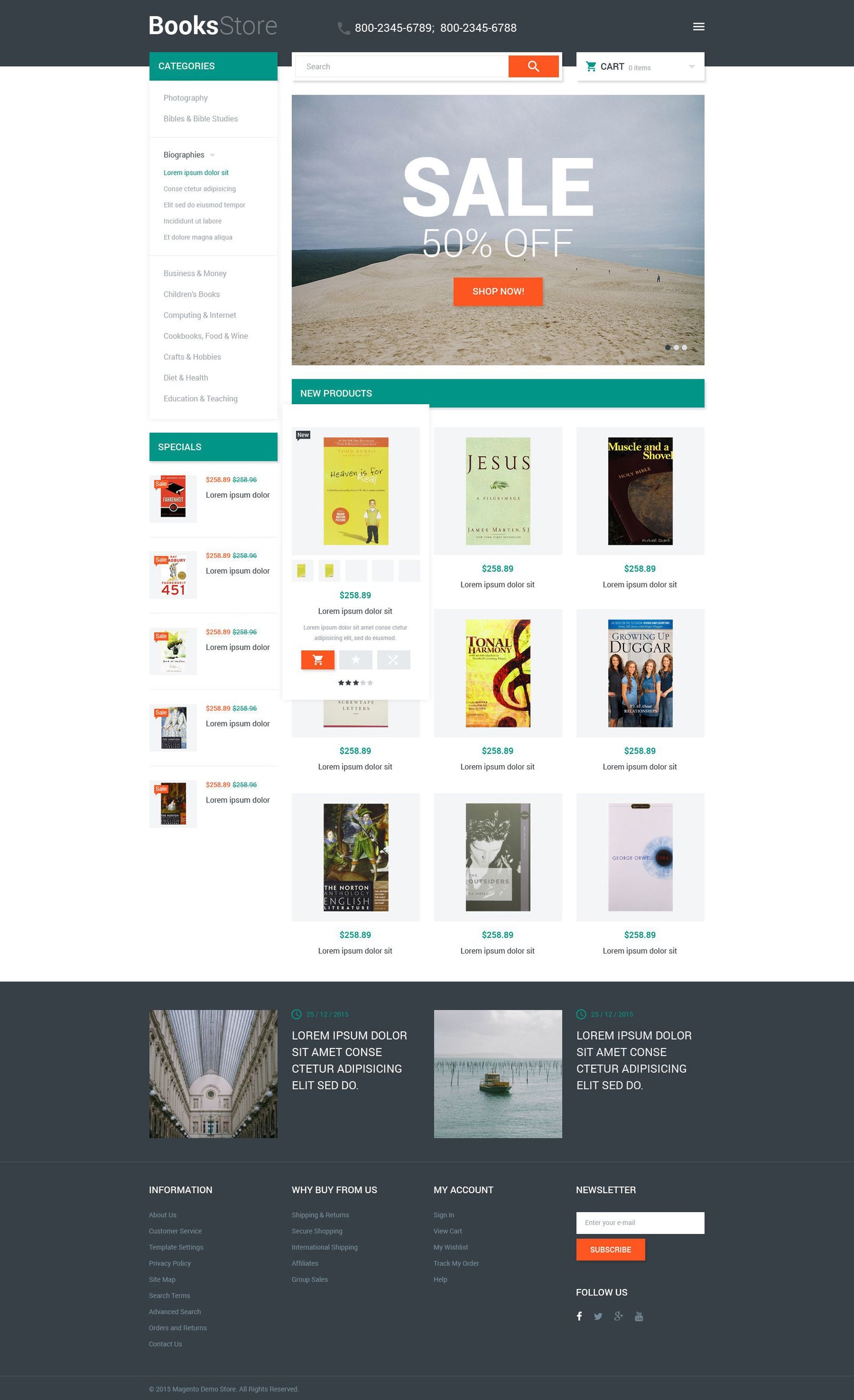 Magento Themes - GoWebBaby.Com