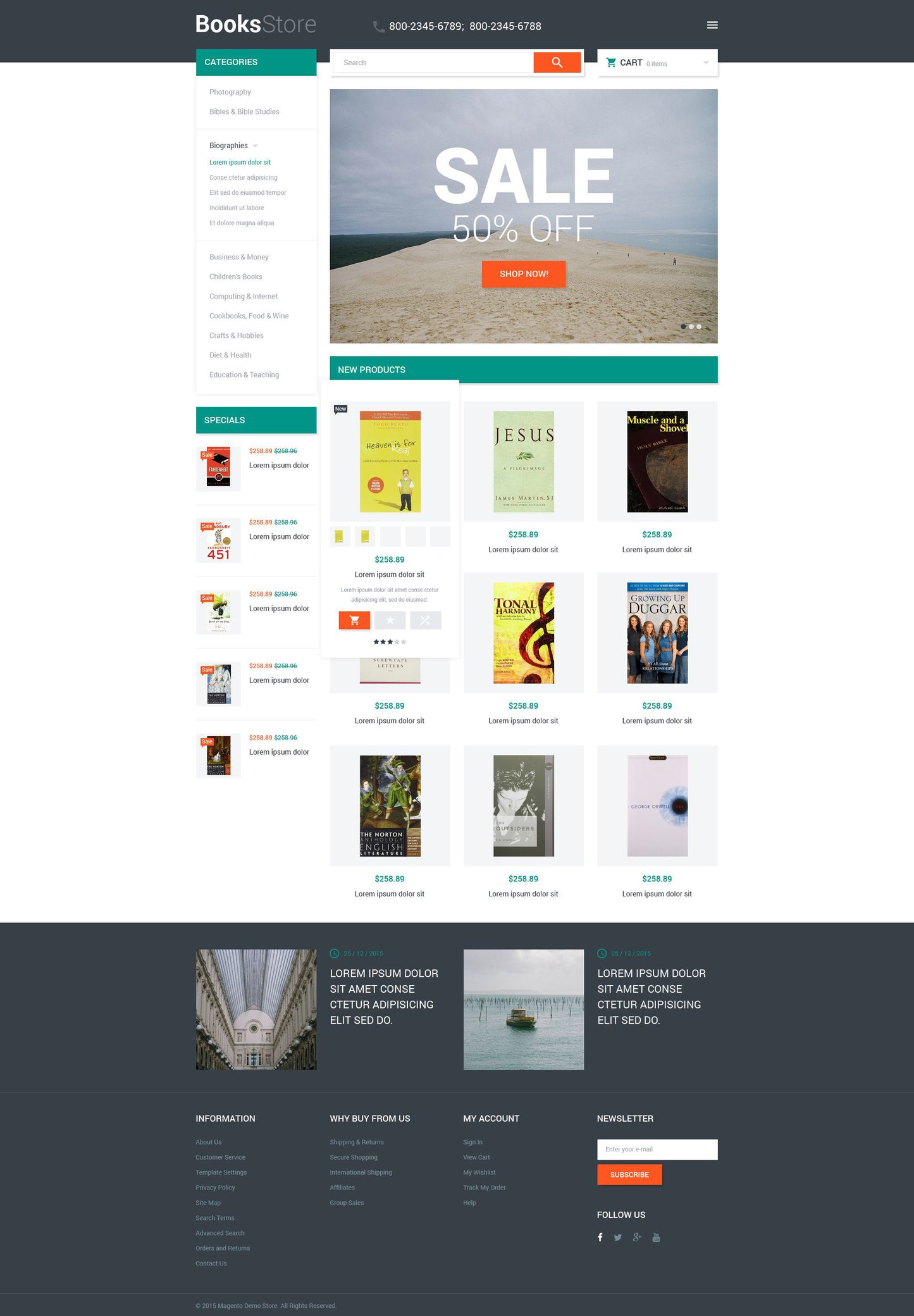 Magento Themes - GoWebBaby.Com
