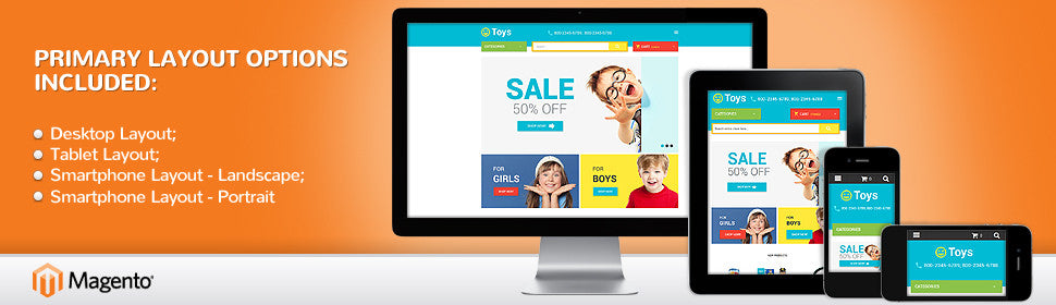 Magento Themes - GoWebBaby.Com