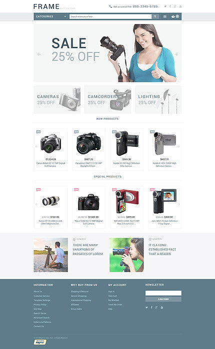 Magento Themes - GoWebBaby.Com