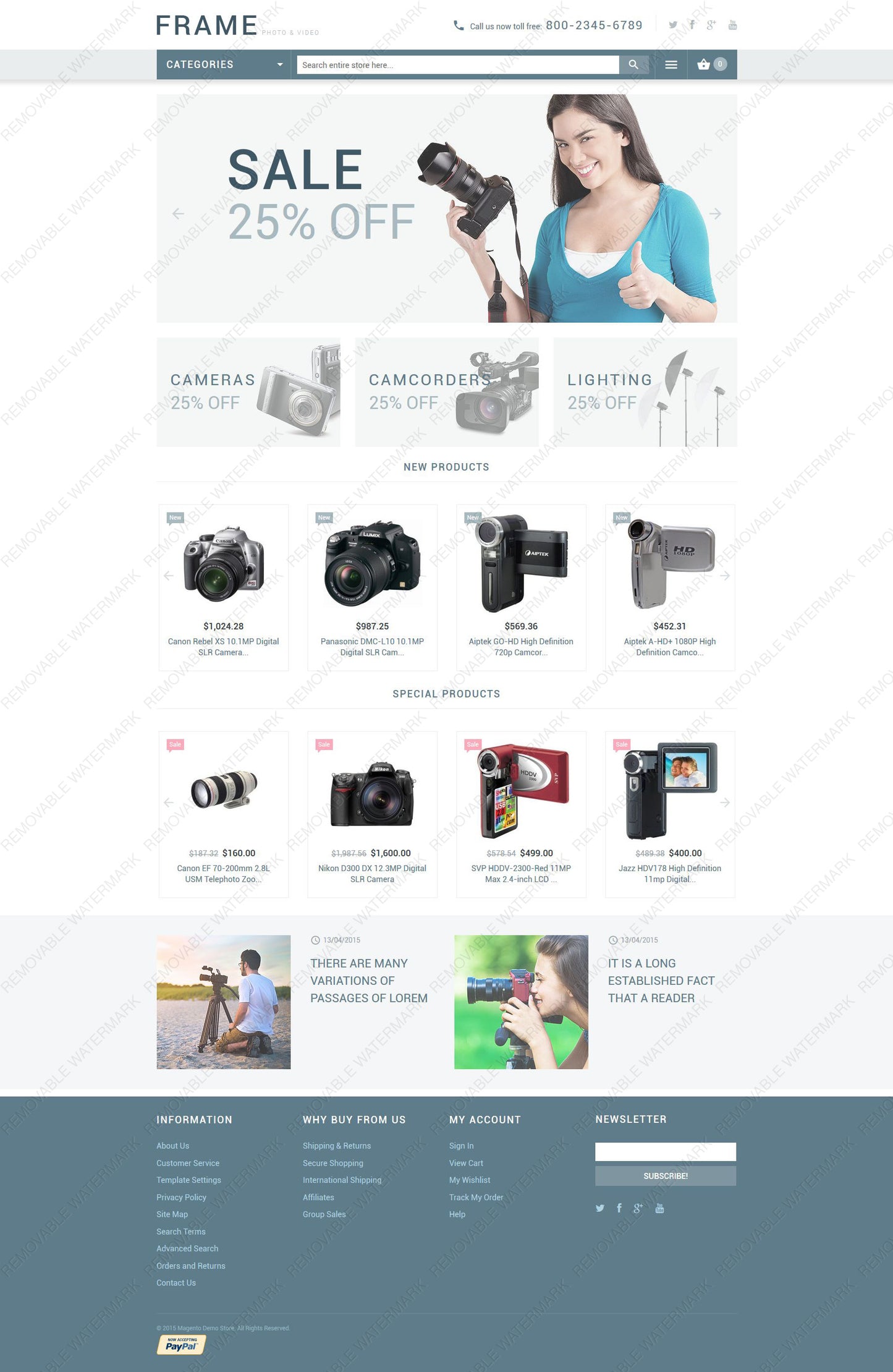 Magento Themes - GoWebBaby.Com