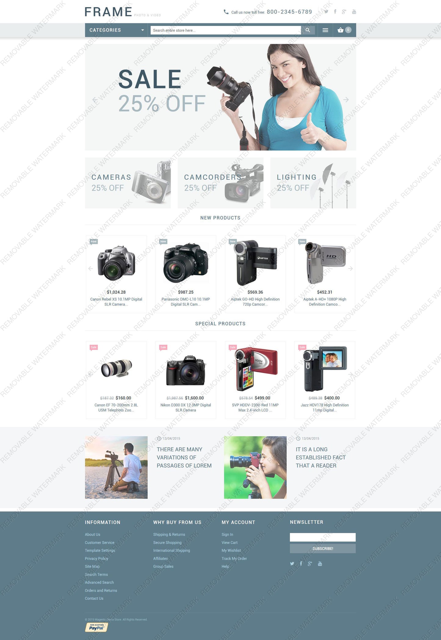Magento Themes - GoWebBaby.Com