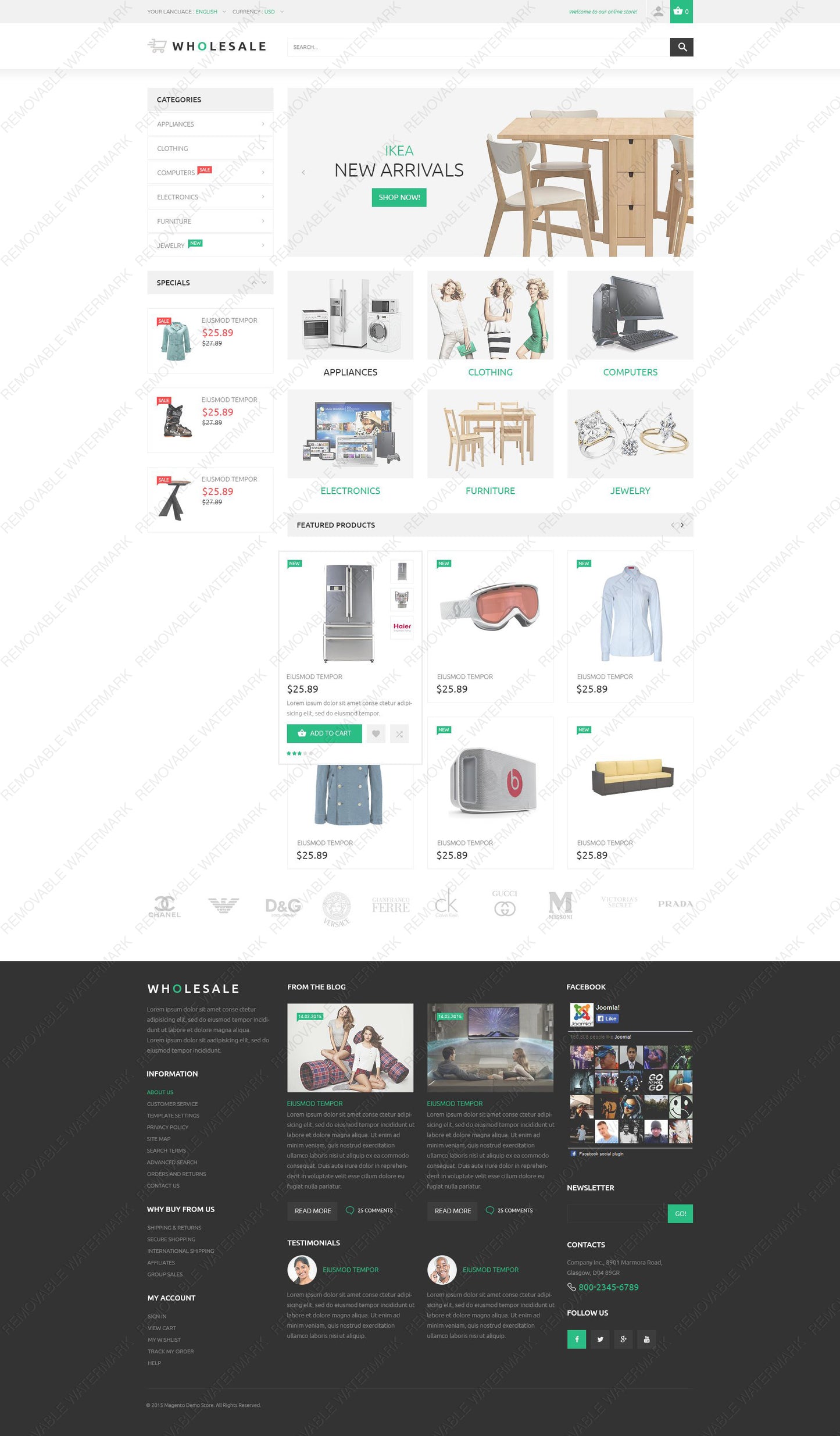 Magento Themes - GoWebBaby.Com