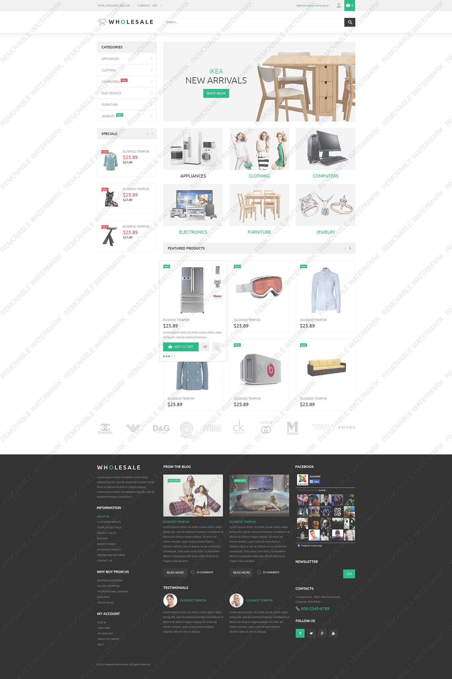 Magento Themes - GoWebBaby.Com