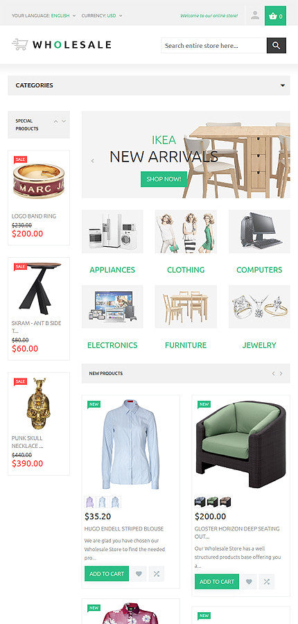 Magento Themes - GoWebBaby.Com