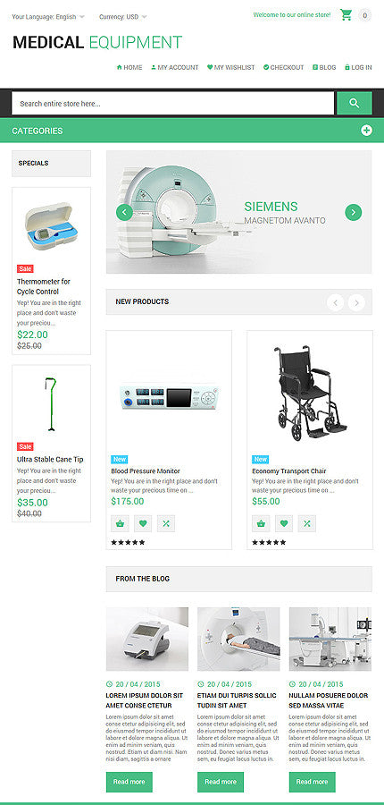Magento Themes - GoWebBaby.Com