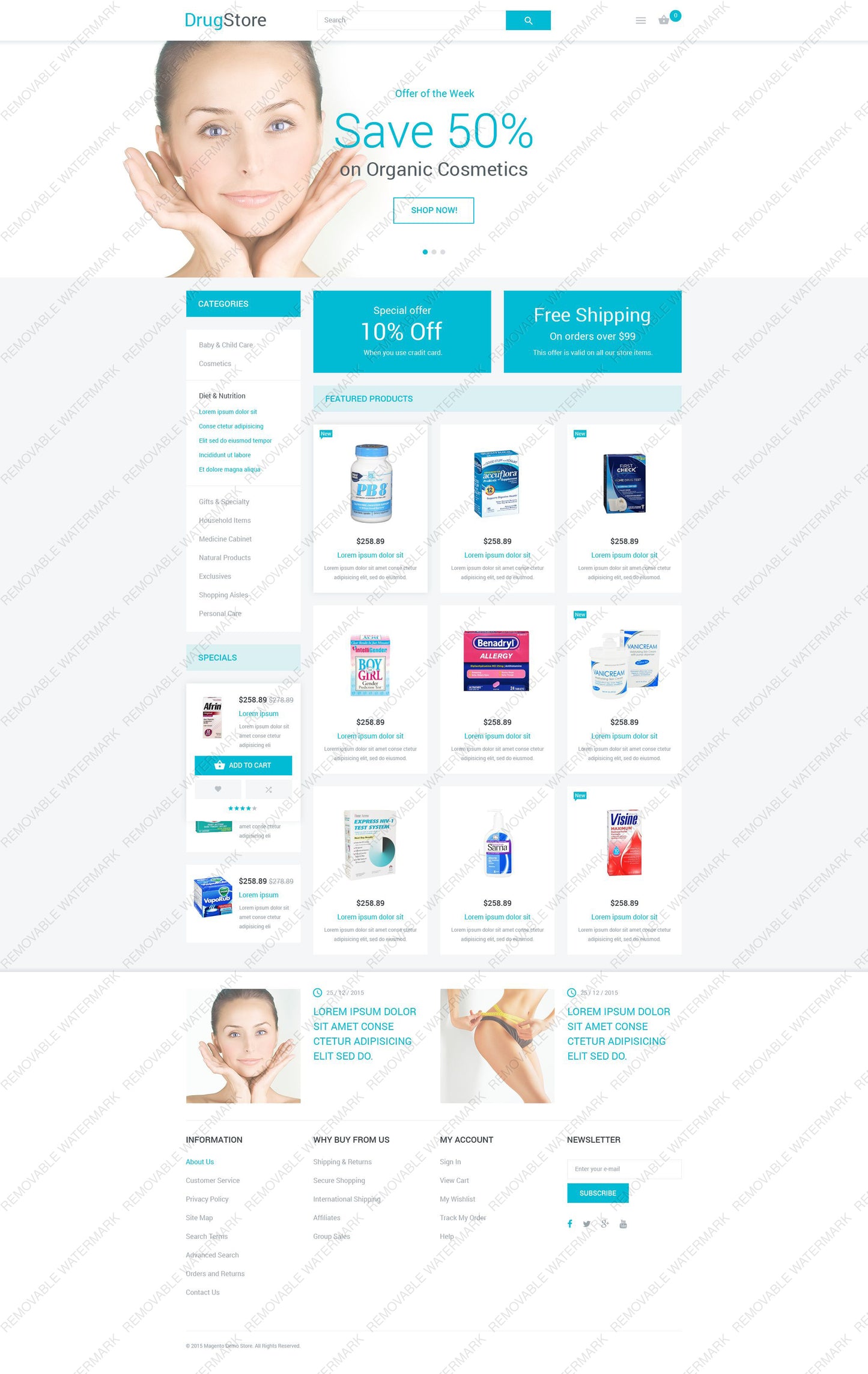 Magento Themes - GoWebBaby.Com