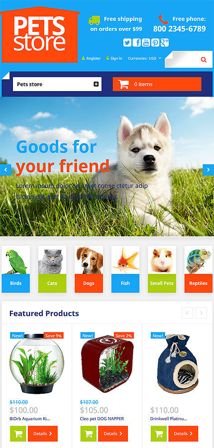 Shopify Themes - GoWebBaby.Com