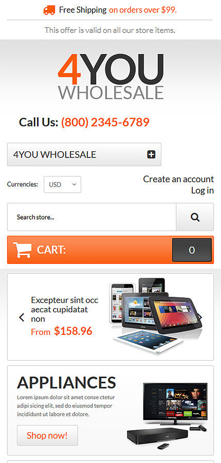 Shopify Themes - GoWebBaby.Com
