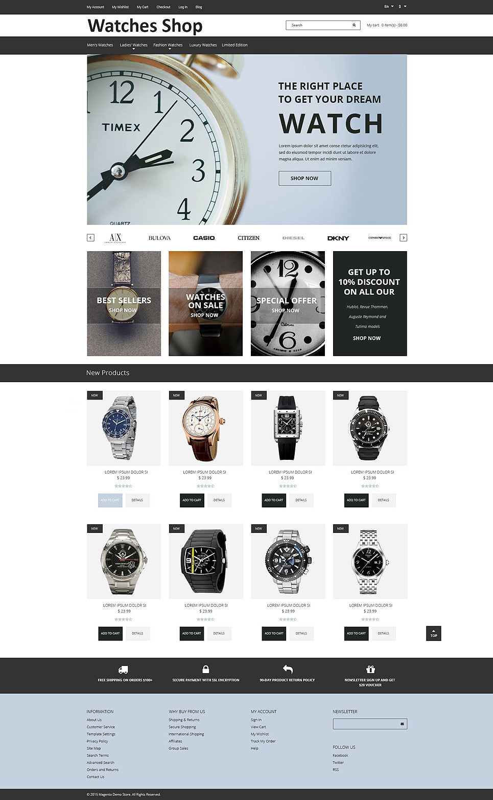 Magento Themes - GoWebBaby.Com