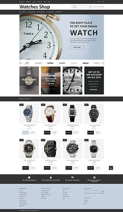 Magento Themes - GoWebBaby.Com