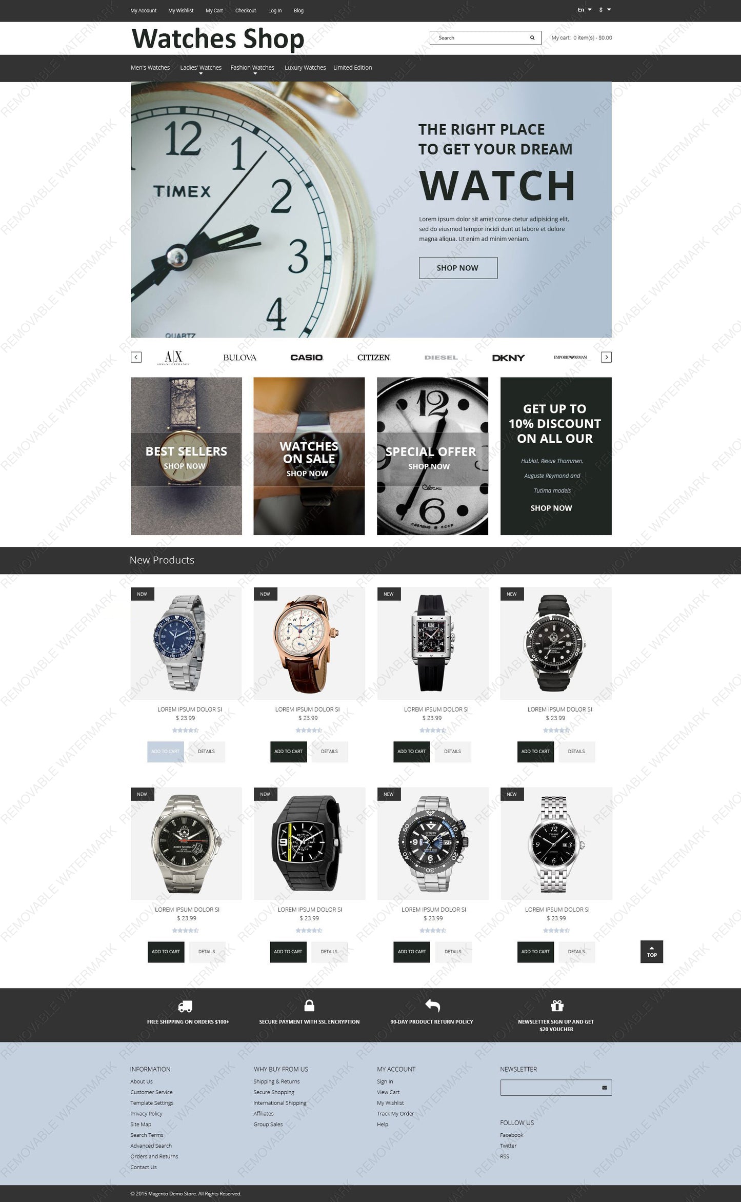 Magento Themes - GoWebBaby.Com