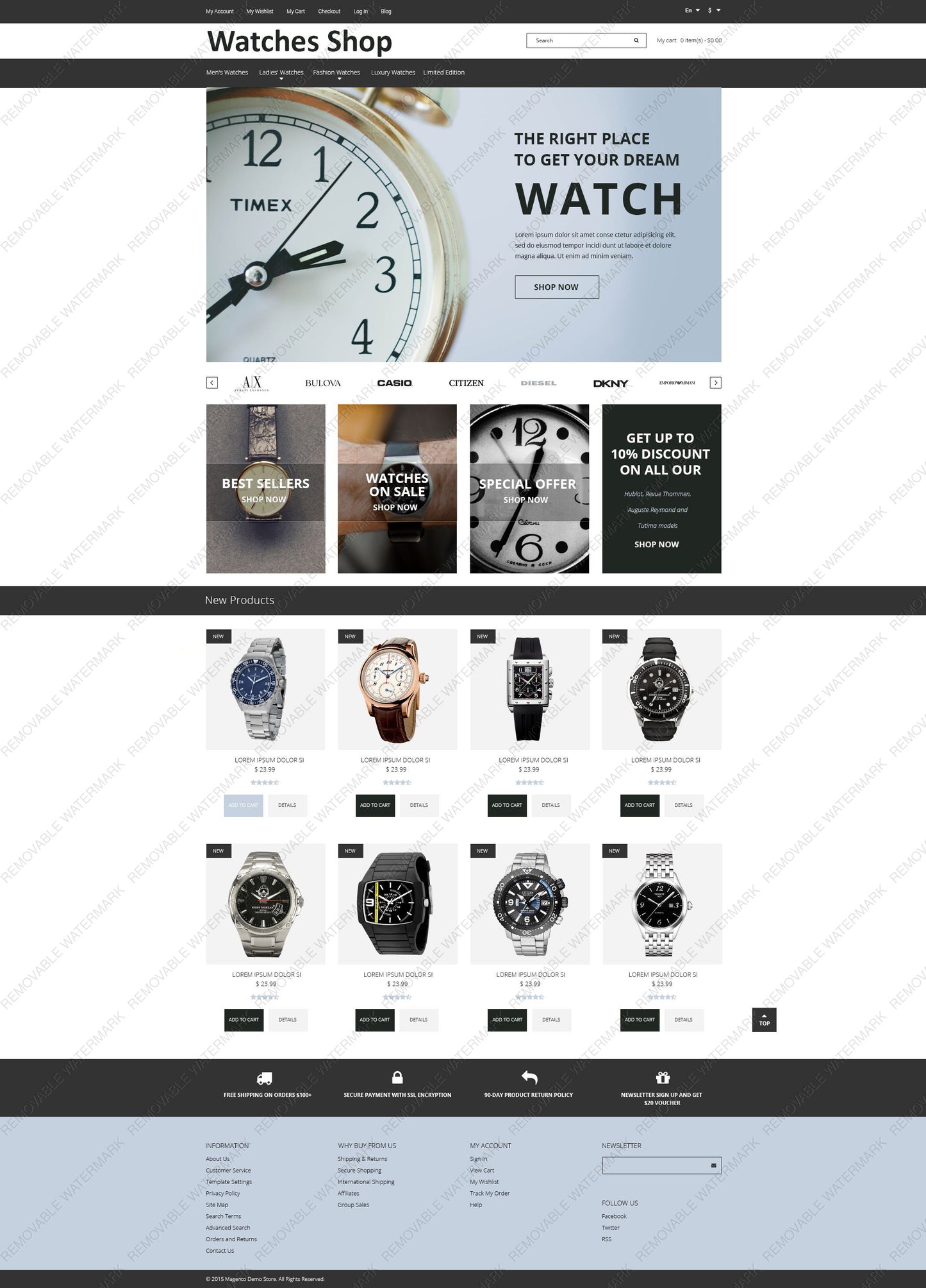 Magento Themes - GoWebBaby.Com
