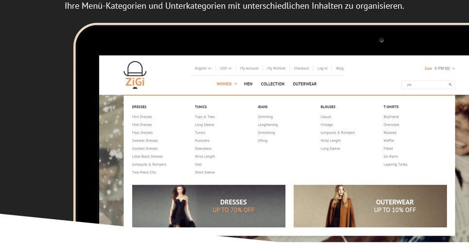 Designer Apparel Store Magento Website Design - GoWebBaby.Com