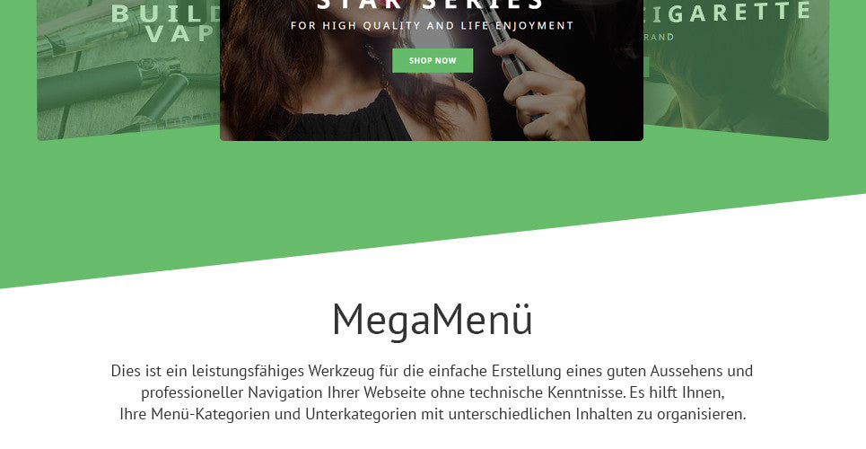 Tobacco Magento Website Design - GoWebBaby.Com