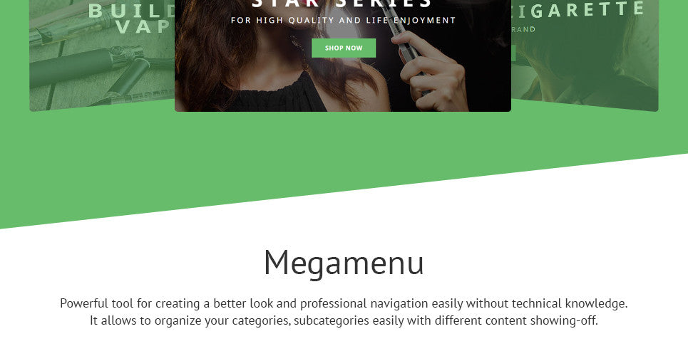 Tobacco Magento Website Design - GoWebBaby.Com