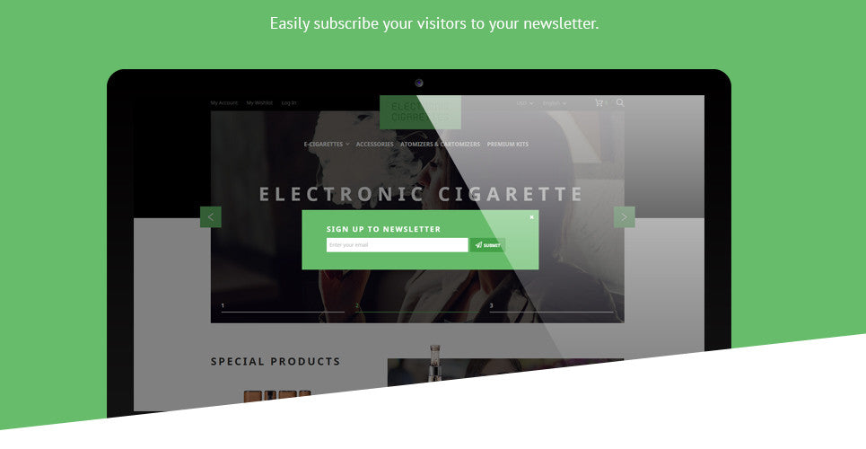 Tobacco Magento Website Design - GoWebBaby.Com