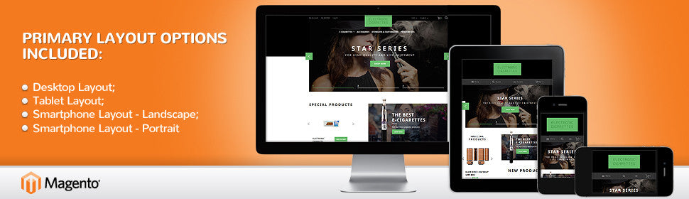 Tobacco Magento Website Design - GoWebBaby.Com