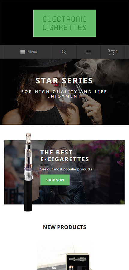 Tobacco Magento Website Design - GoWebBaby.Com