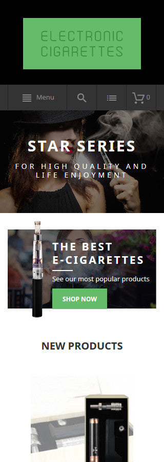Tobacco Magento Website Design - GoWebBaby.Com