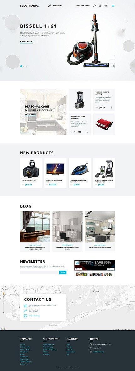 Electronics online shops Magento Website Design - GoWebBaby.Com
