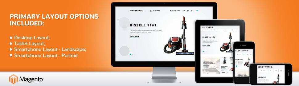 Electronics online shops Magento Website Design - GoWebBaby.Com