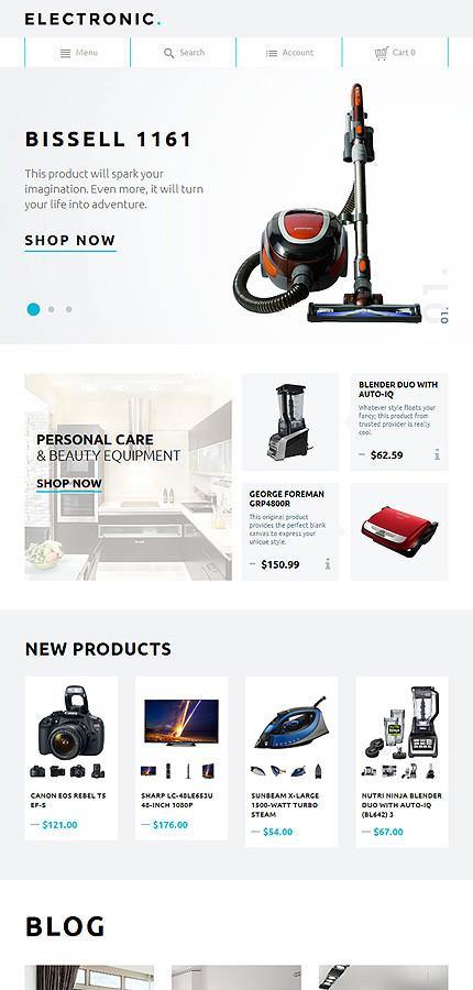 Electronics online shops Magento Website Design - GoWebBaby.Com