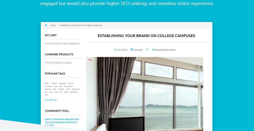 Electronics online shops Magento Website Design - GoWebBaby.Com