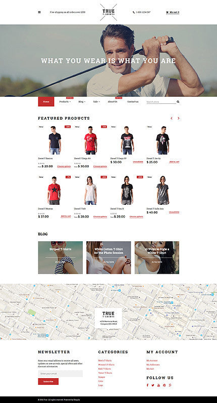 Shopify Themes - GoWebBaby.Com