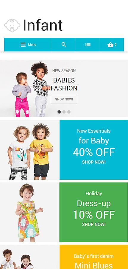 Baby Fashion Magento Website Design - GoWebBaby.Com