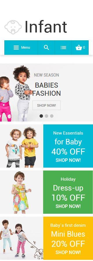 Baby Fashion Magento Website Design - GoWebBaby.Com