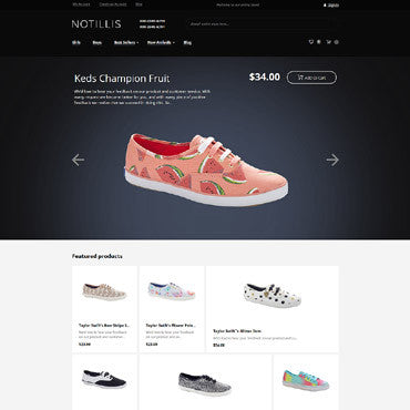 Shoe Store Magento Website Design - GoWebBaby.Com