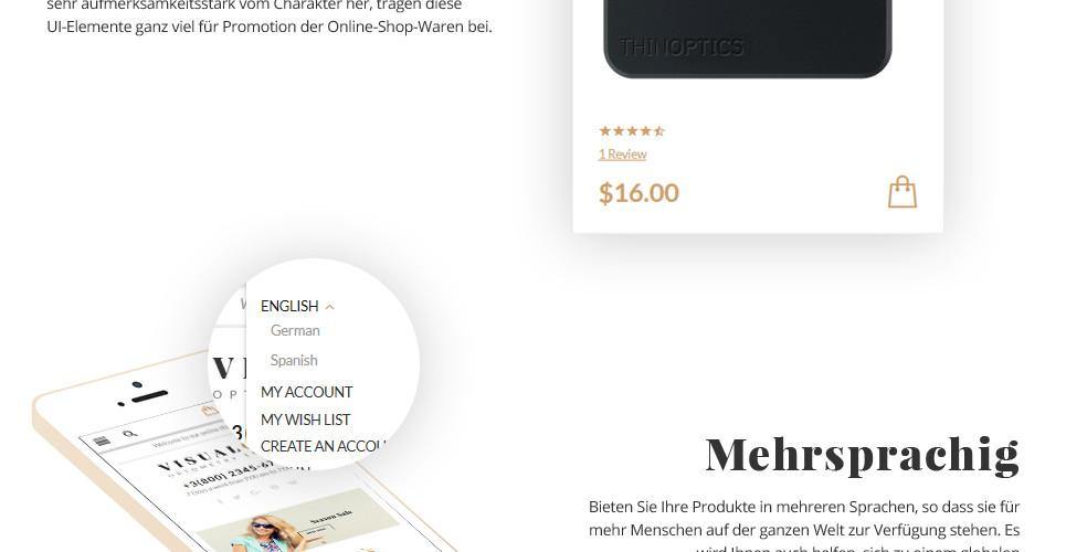 Eyewear Store Magento Website Design - GoWebBaby.Com