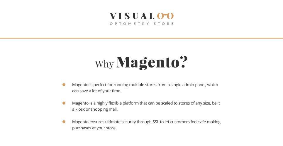 Eyewear Store Magento Website Design - GoWebBaby.Com