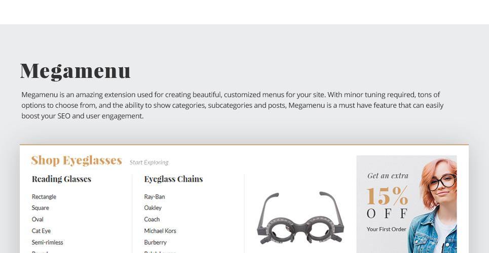 Eyewear Store Magento Website Design - GoWebBaby.Com
