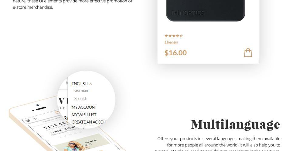 Eyewear Store Magento Website Design - GoWebBaby.Com