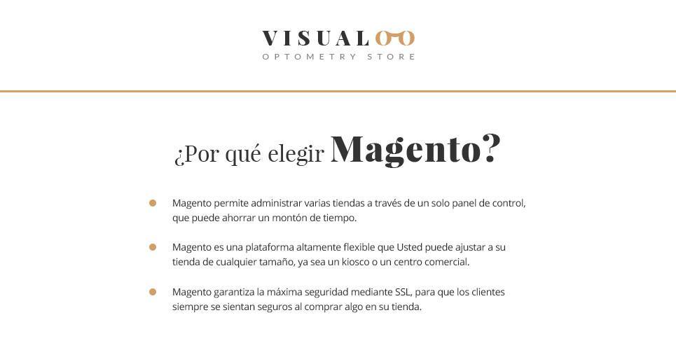 Eyewear Store Magento Website Design - GoWebBaby.Com