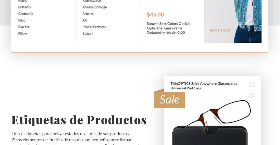Eyewear Store Magento Website Design - GoWebBaby.Com
