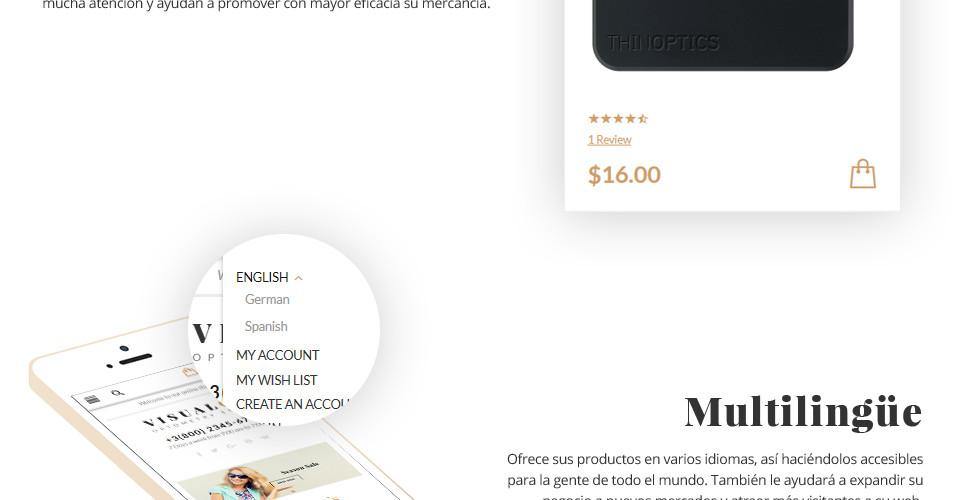 Eyewear Store Magento Website Design - GoWebBaby.Com