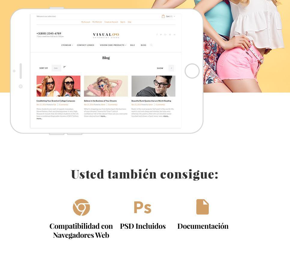 Eyewear Store Magento Website Design - GoWebBaby.Com