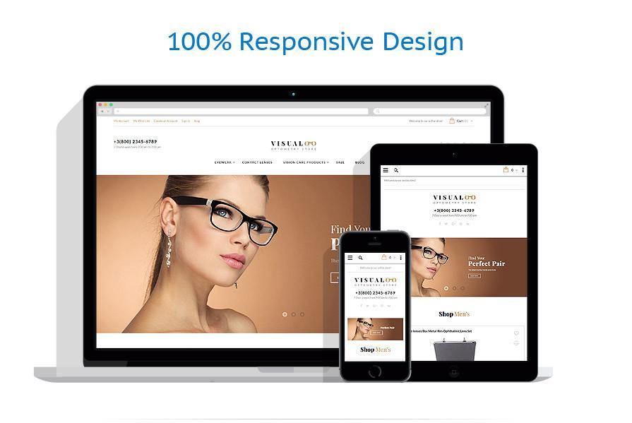 Eyewear Store Magento Website Design - GoWebBaby.Com