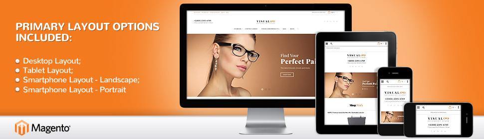 Eyewear Store Magento Website Design - GoWebBaby.Com