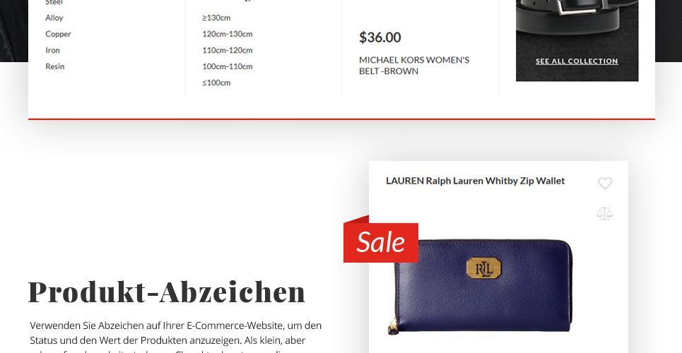 Belts and Wallets Magento Website Design - GoWebBaby.Com