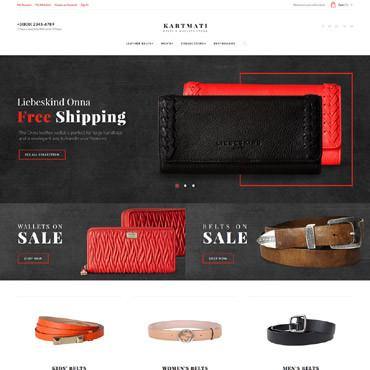 Belts and Wallets Magento Website Design - GoWebBaby.Com