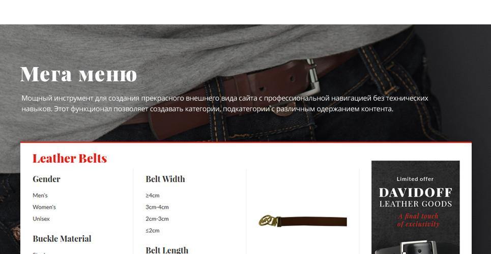 Belts and Wallets Magento Website Design - GoWebBaby.Com