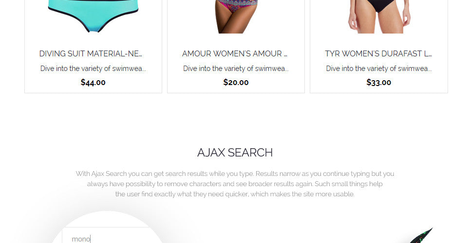 Swimwear Magento Website Design - GoWebBaby.Com
