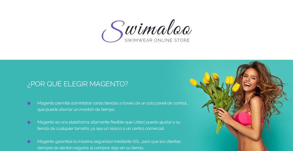 Swimwear Magento Website Design - GoWebBaby.Com
