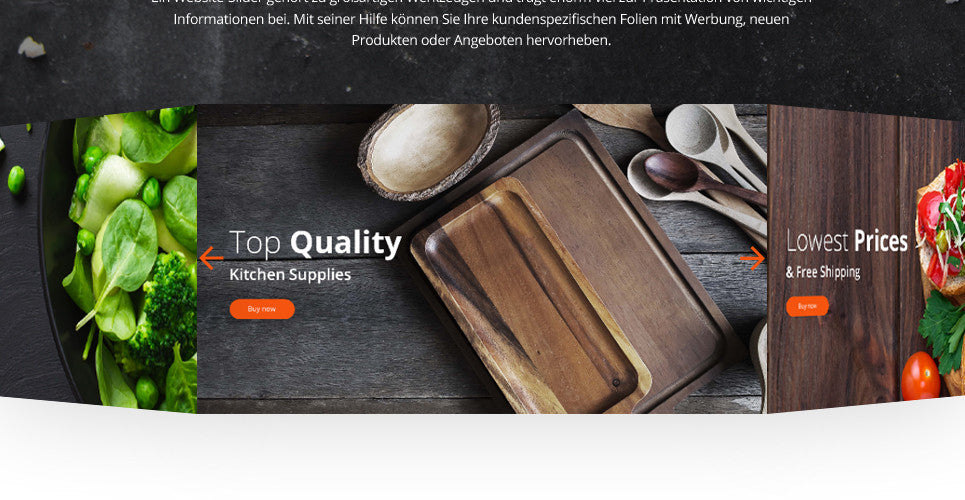 kitchen supplies Magento Website Design - GoWebBaby.Com
